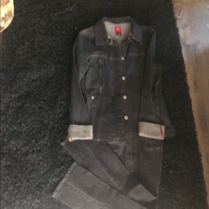 Guess black stretchy skinny leg pant set